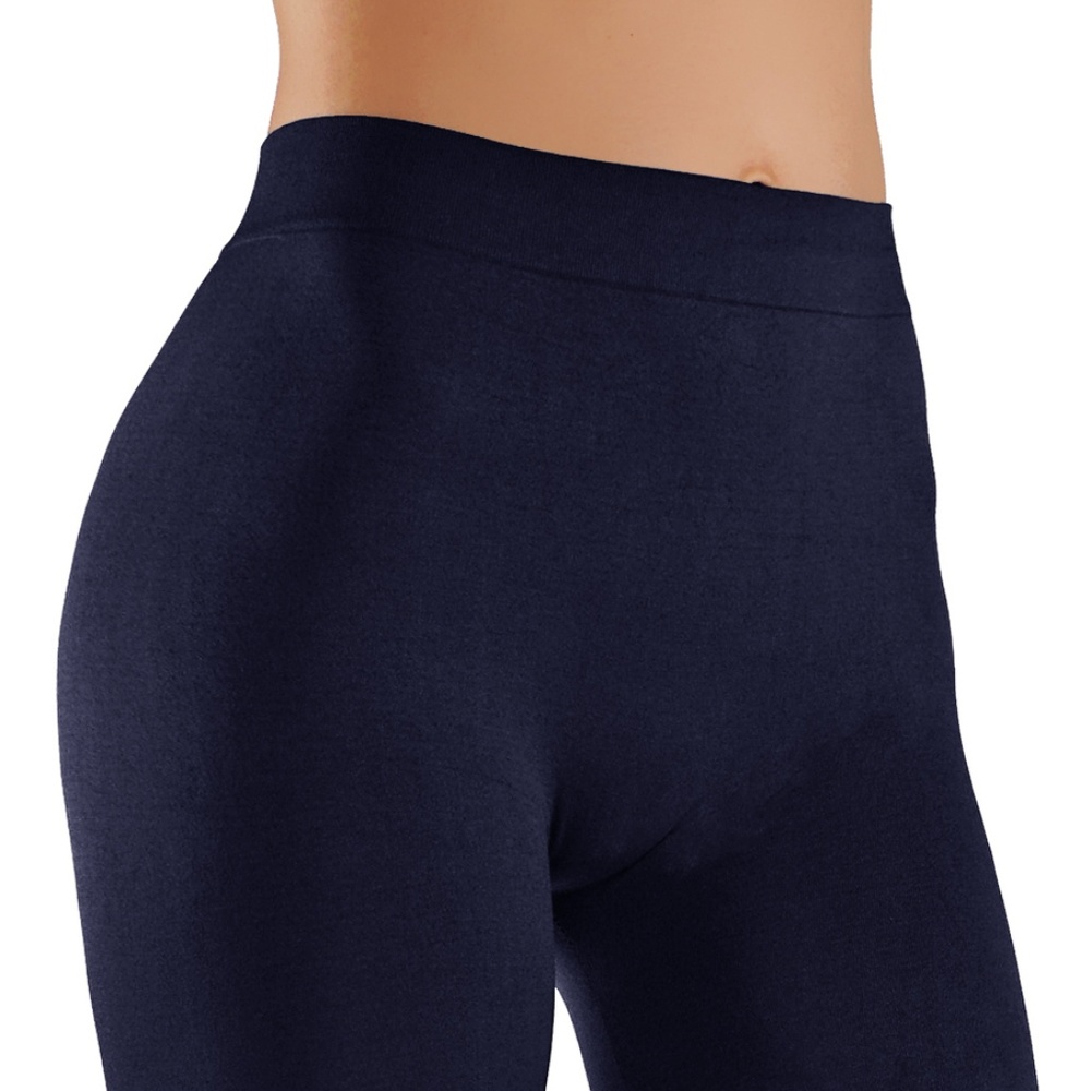 Casual Light weight Leggings Navy - Picture 2 of 2